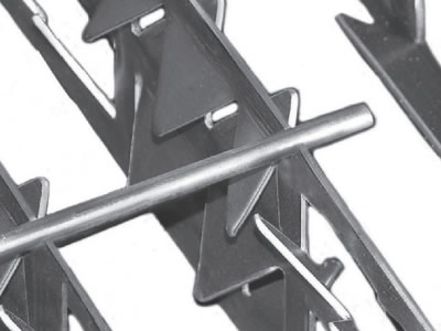 There are two kinds of corrugated grid packing which are plate type and thorn type.